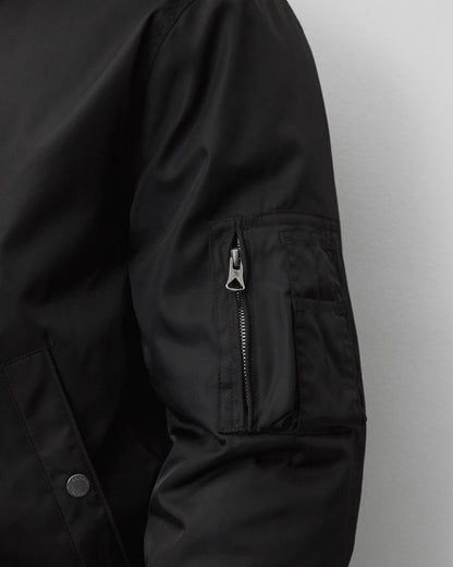 Nylon Twill Flight Jacket