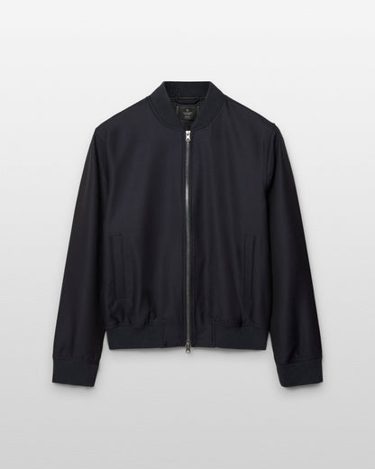 Wool Twill Bomber Jacket