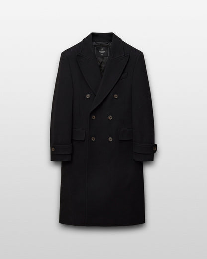 Melton Twill Officer Double Breasted Coat