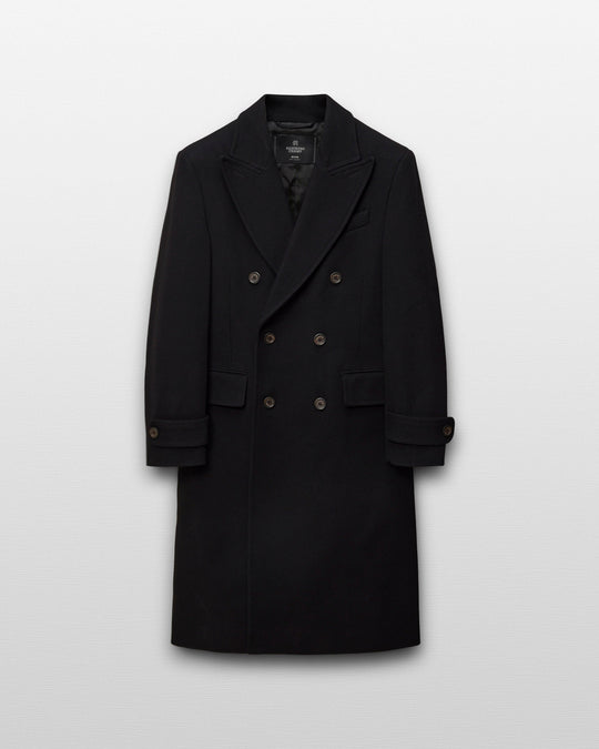 Melton Twill Officer Double Breasted Coat
