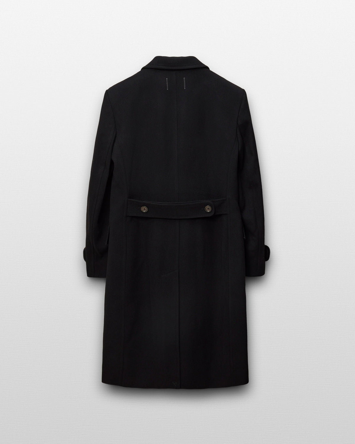 Melton Twill Officer Double Breasted Coat
