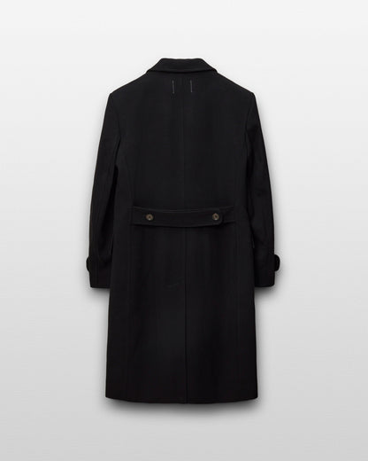 Melton Twill Officer Double Breasted Coat