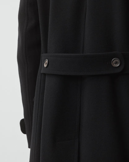 Melton Twill Officer Double Breasted Coat