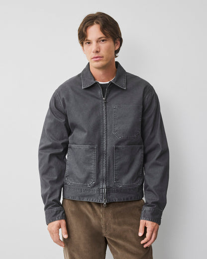 Cotton Canvas Fadeaway Grounds Jacket