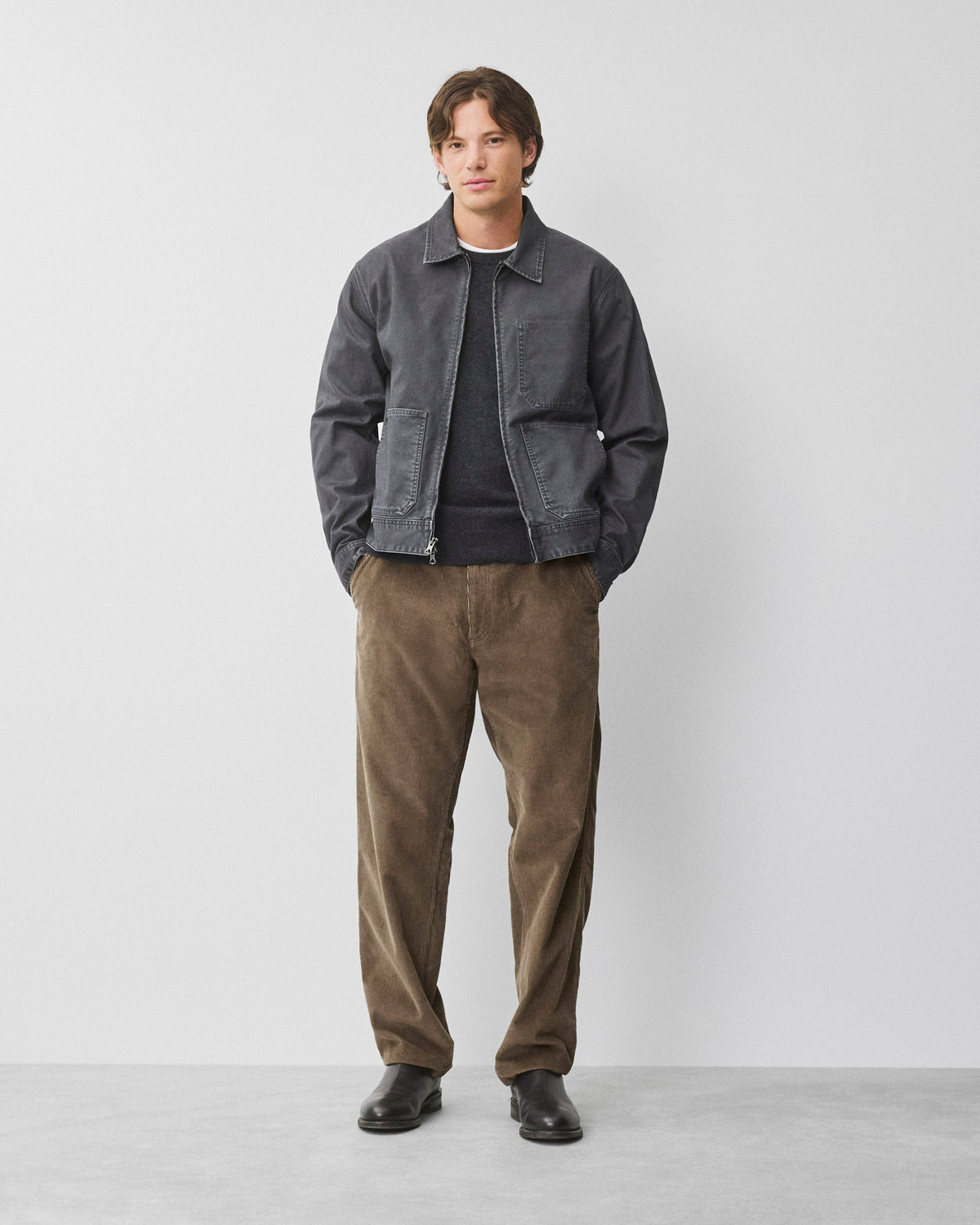 Cotton Canvas Fadeaway Grounds Jacket