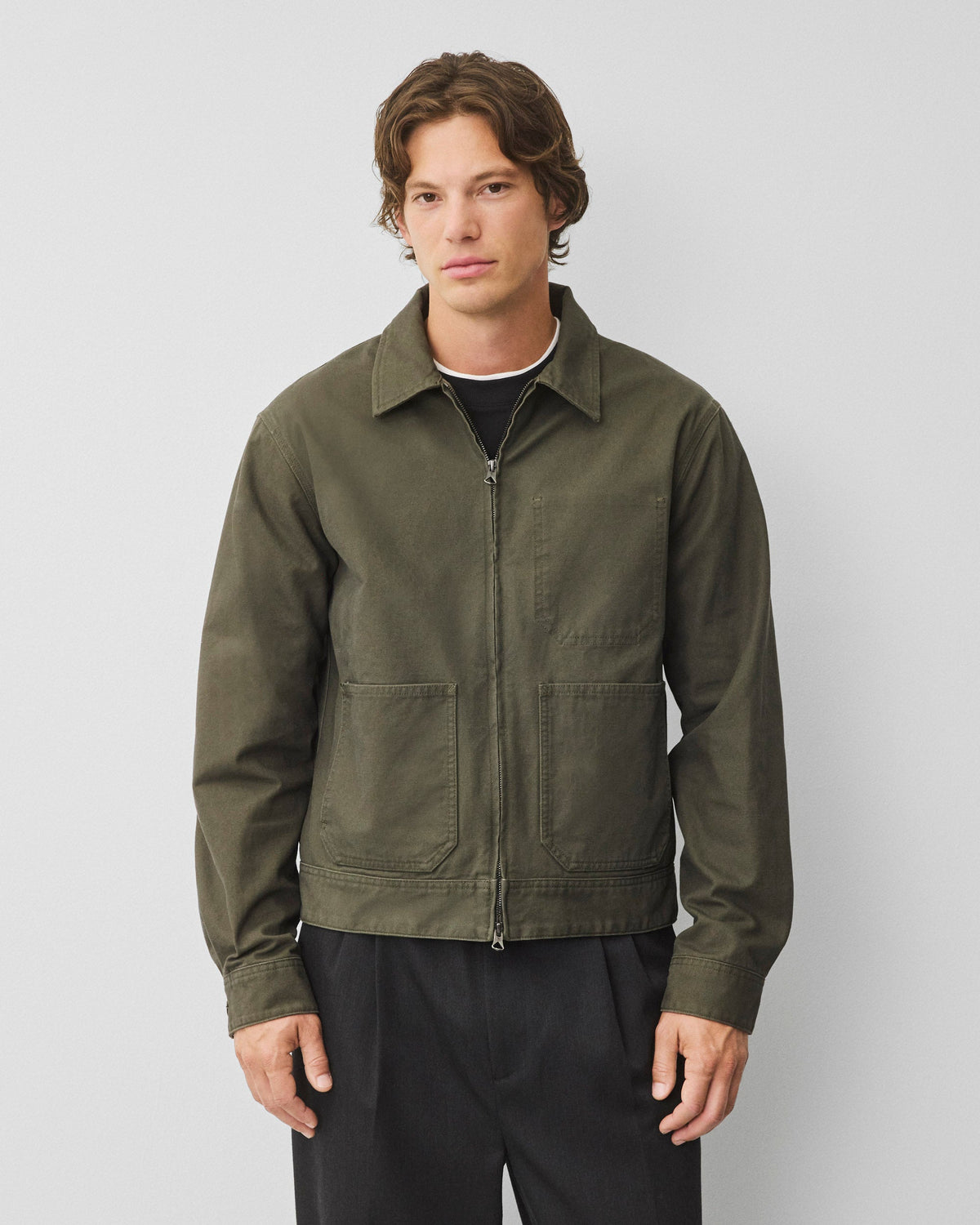 Cotton Canvas Grounds Jacket