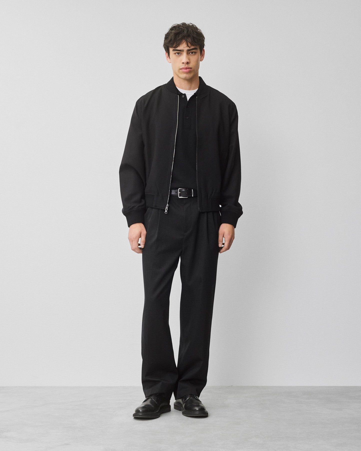 Wool Gabardine Bureau Trouser