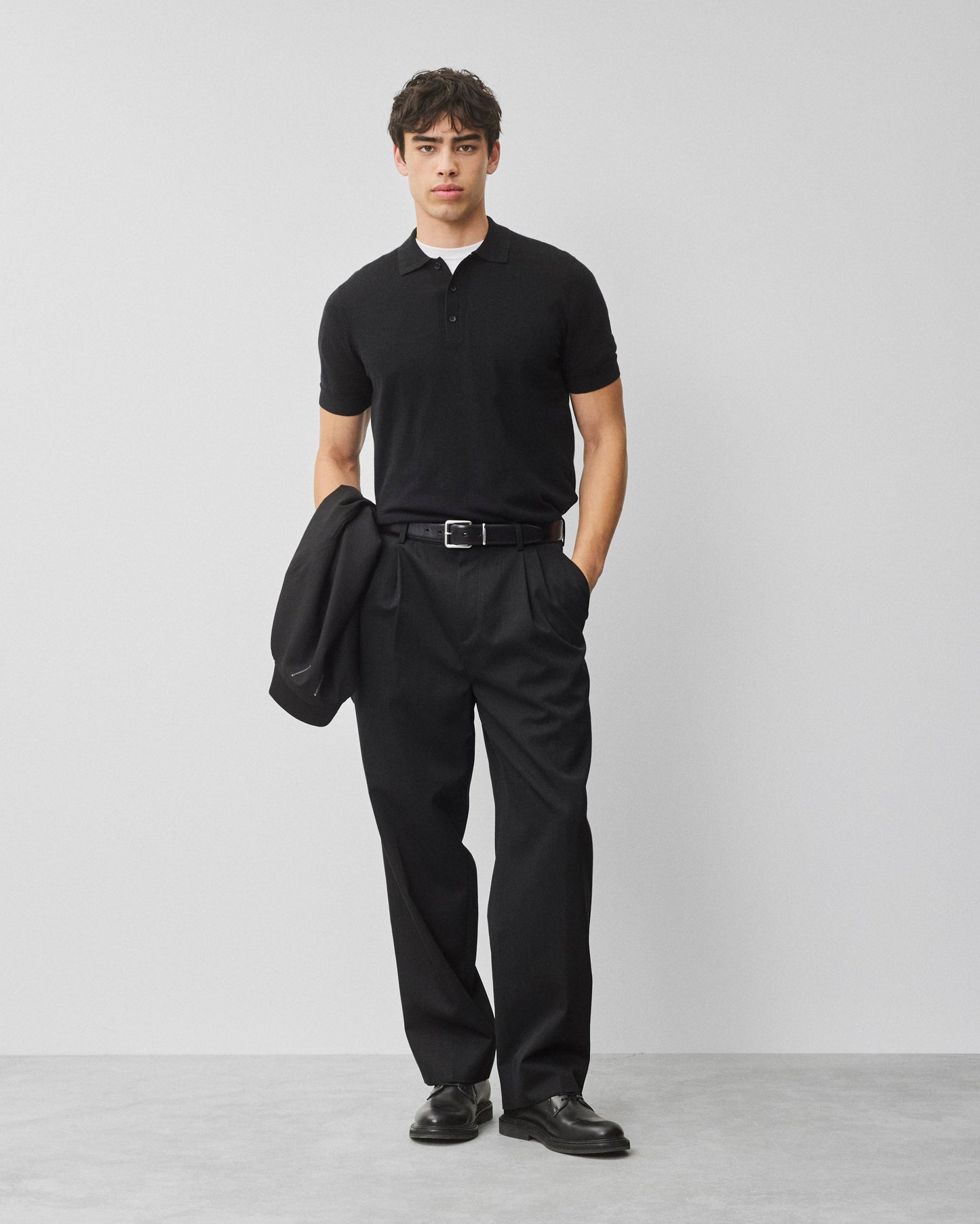 Wool Gabardine Bureau Trouser