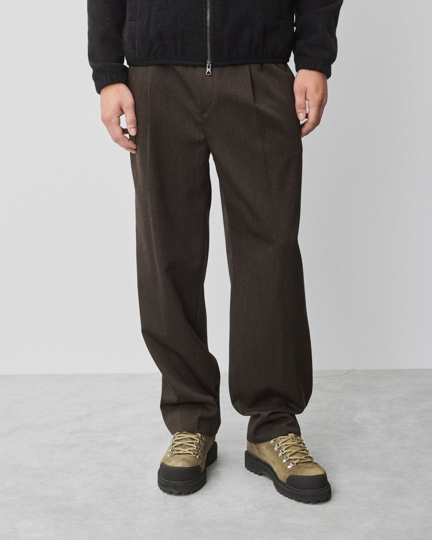 Wool Gabardine Bureau Trouser