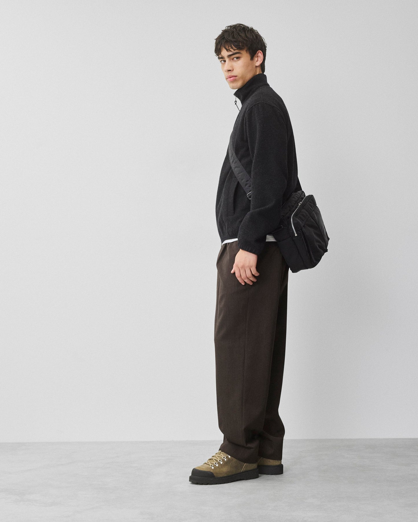 Wool Gabardine Bureau Trouser