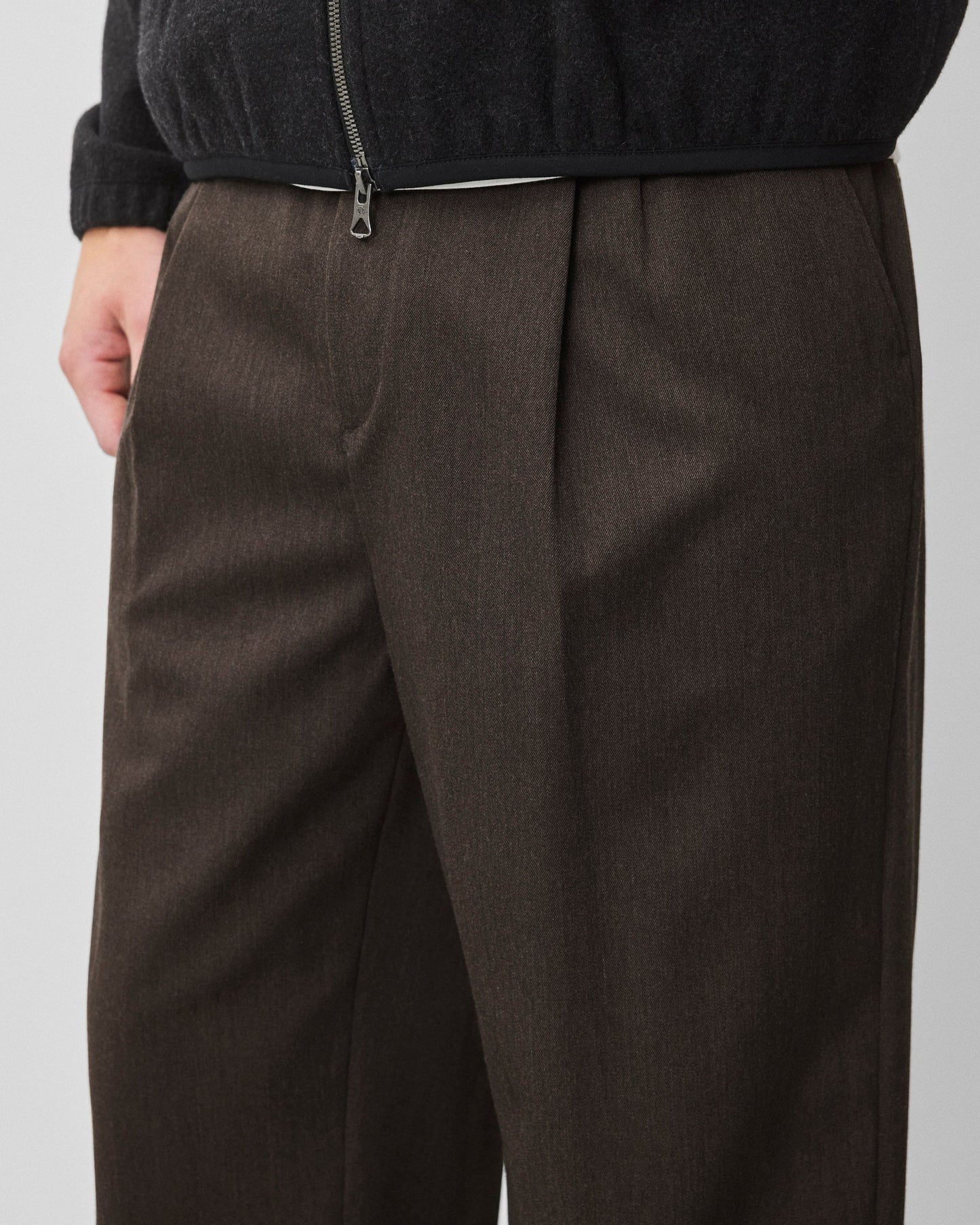 Wool Gabardine Bureau Trouser