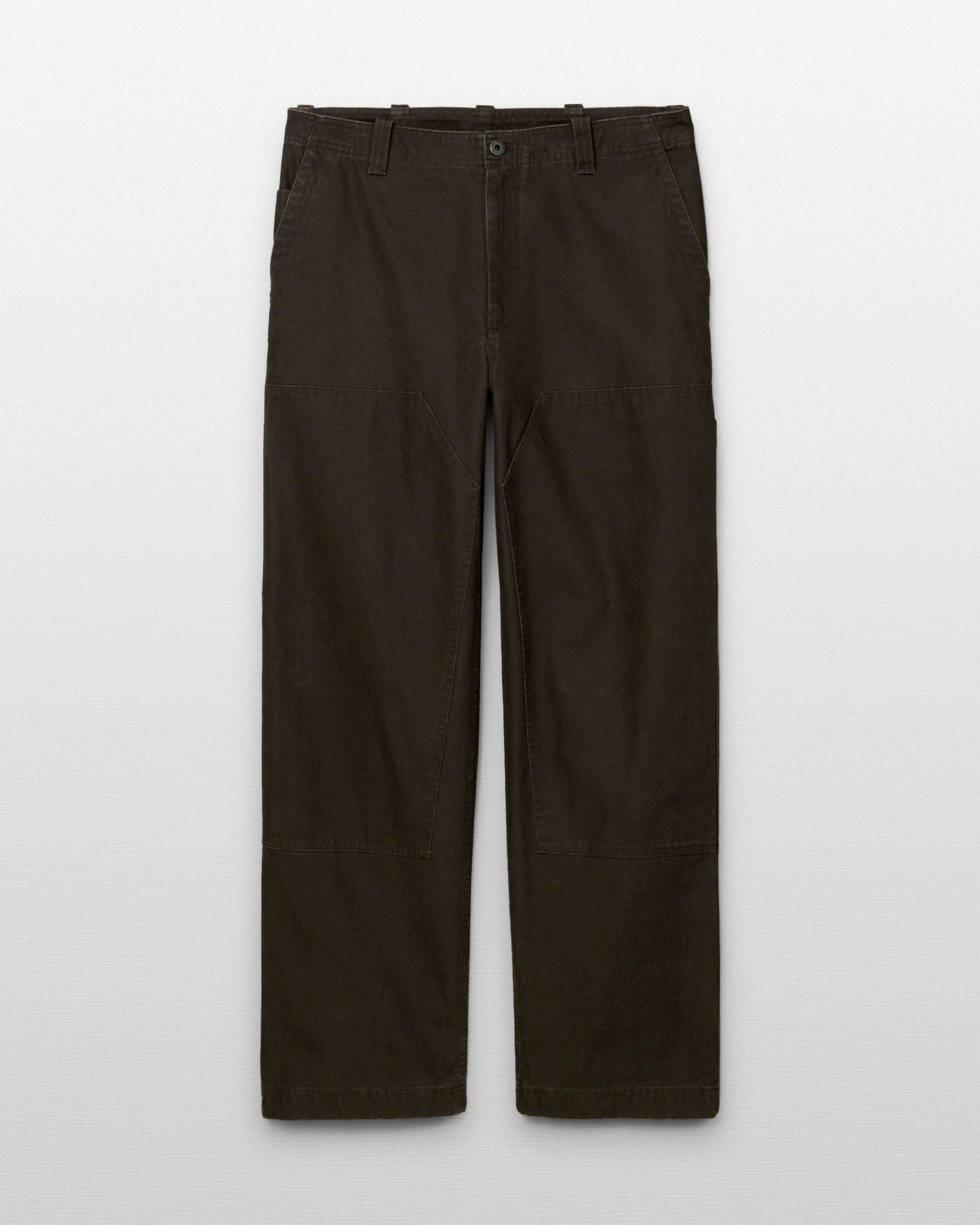 Cotton Canvas Relaxed Double Knee Pant