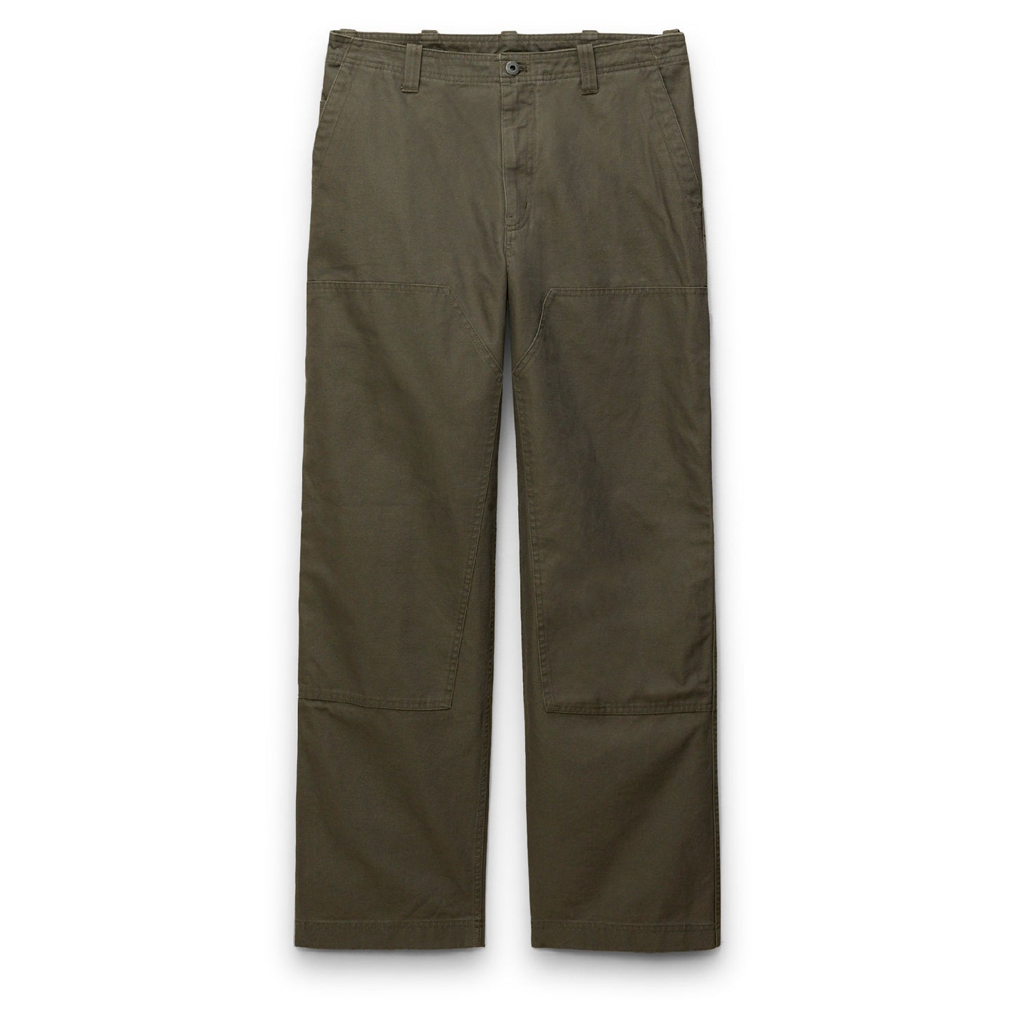Cotton Canvas Relaxed Double Knee Pant