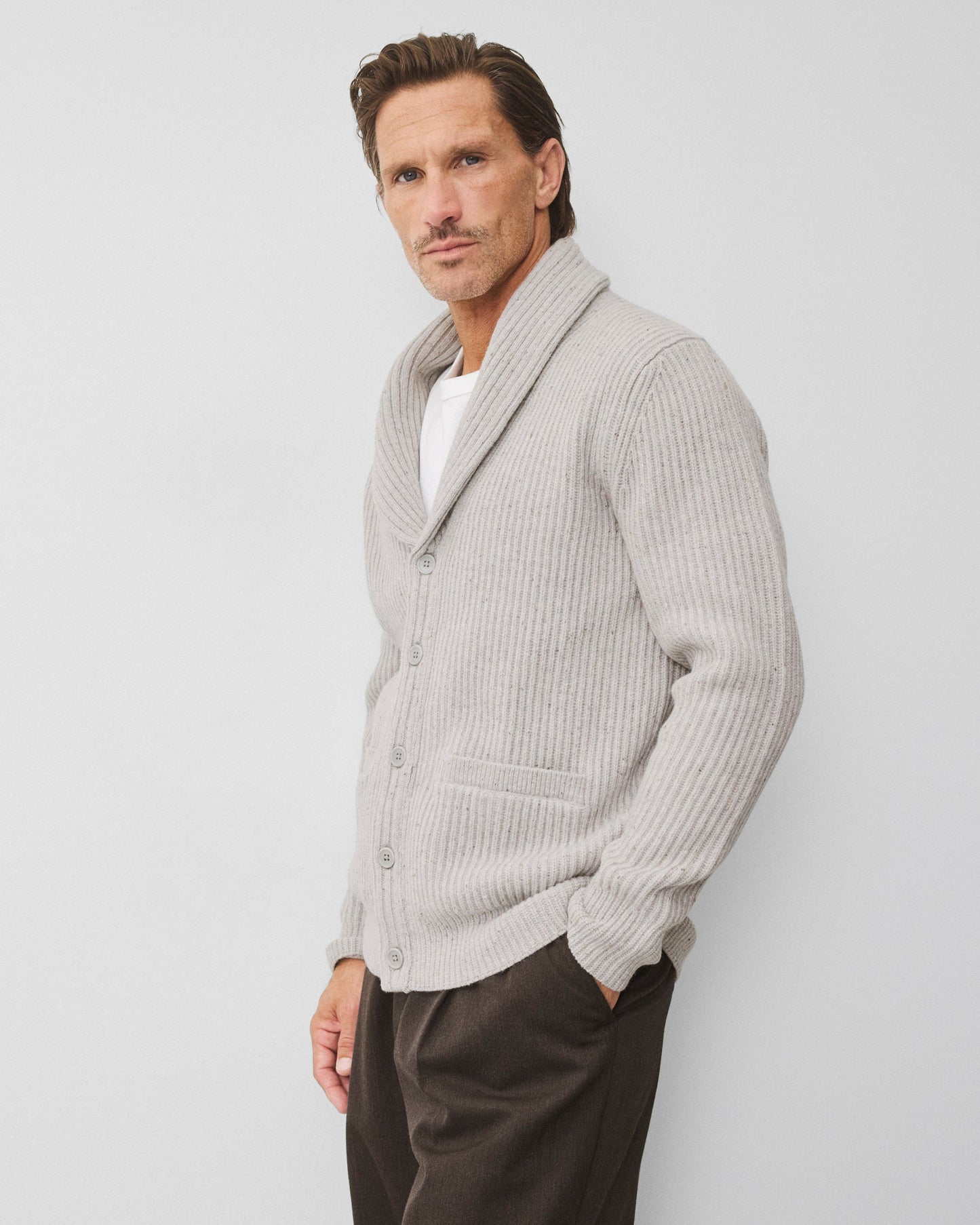 Merino Kenny Shawl Cardigan
