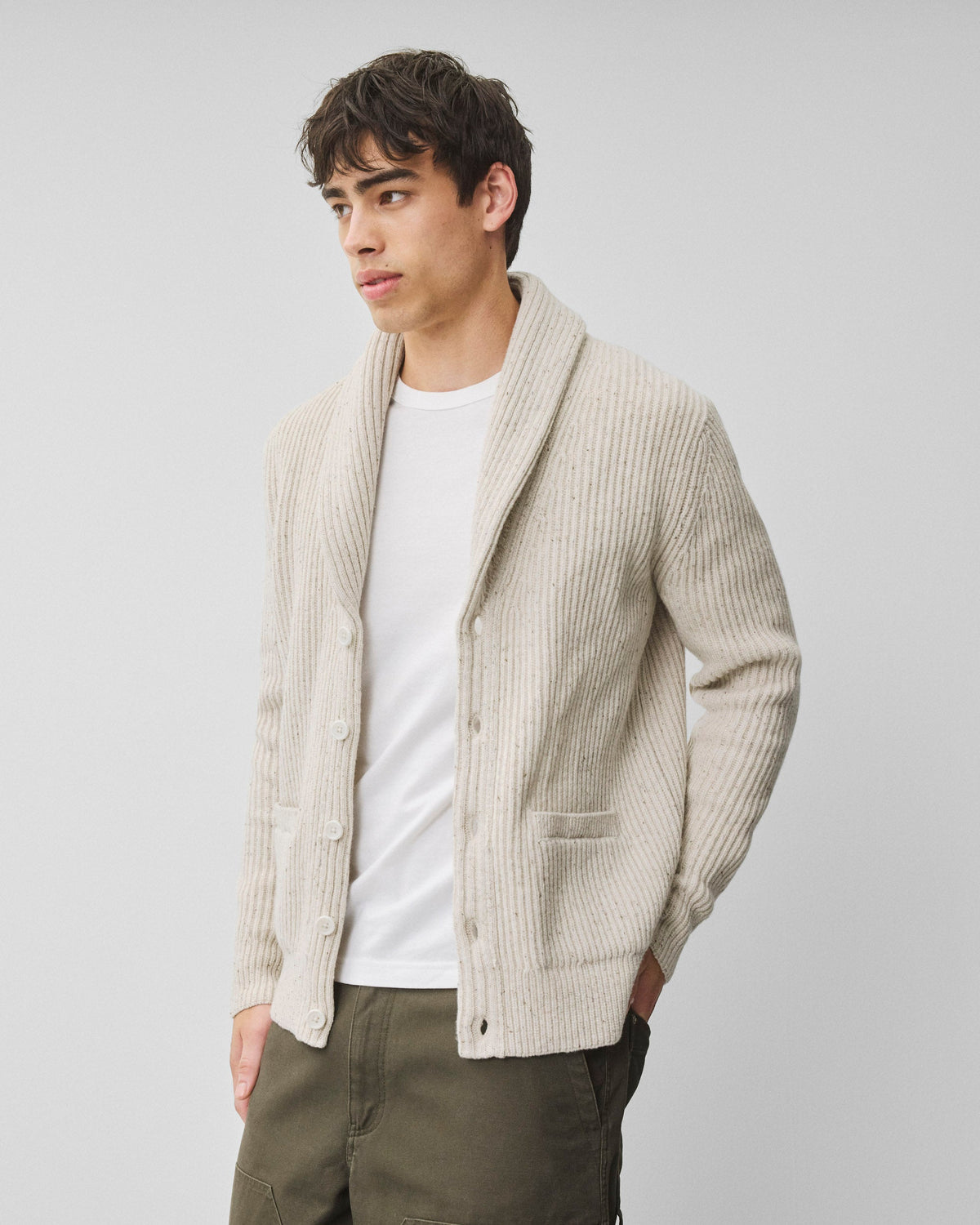 Merino Kenny Shawl Cardigan