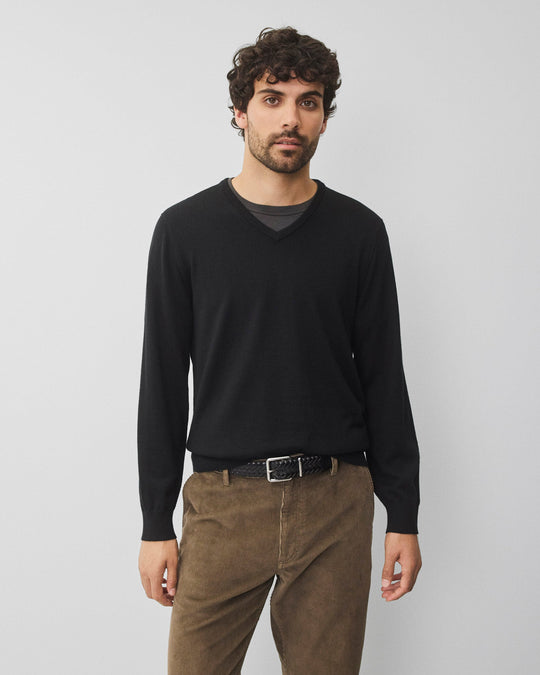 Lightweight Merino Harry V-Neck Sweater