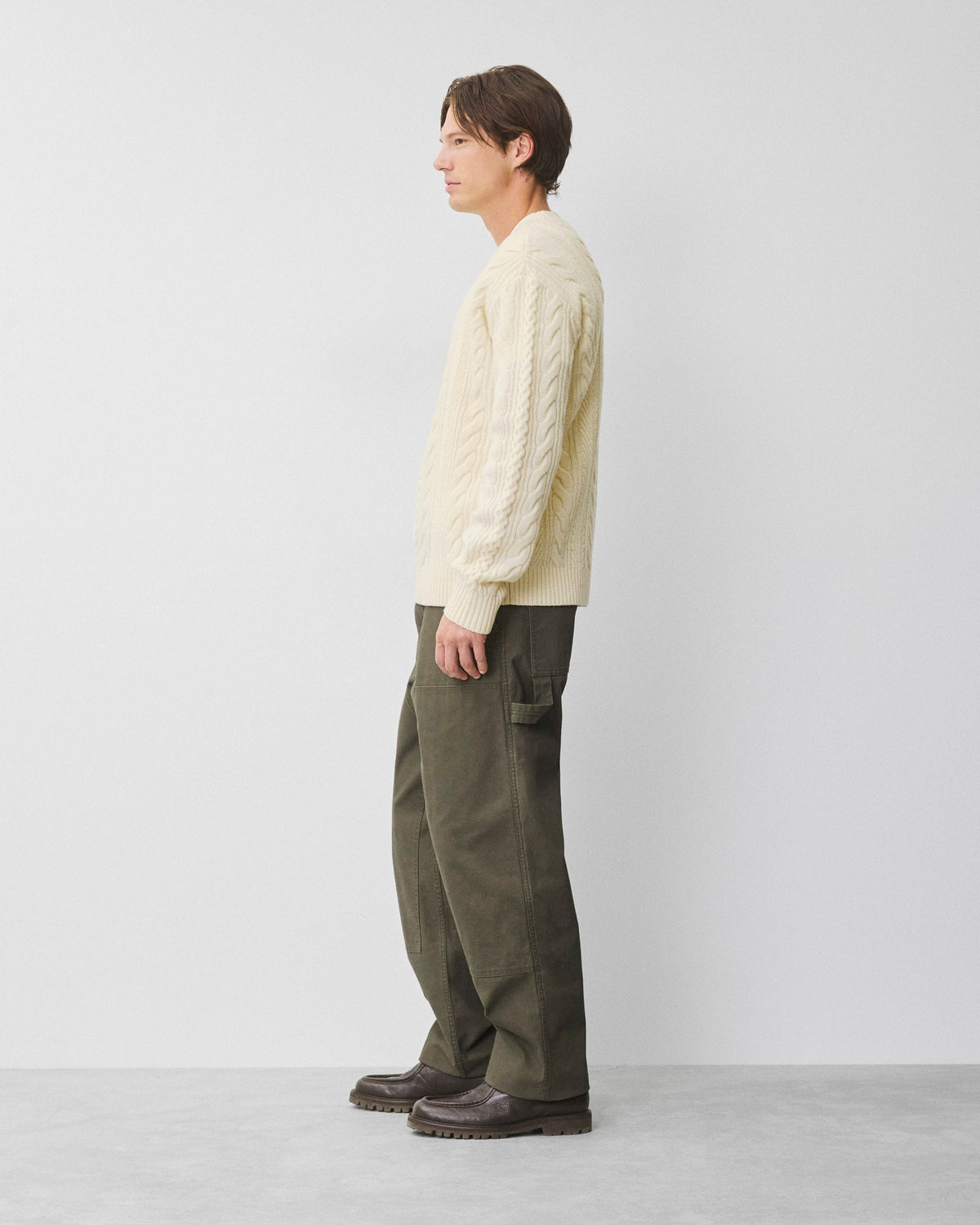 Cable Knit Meridian Crewneck
