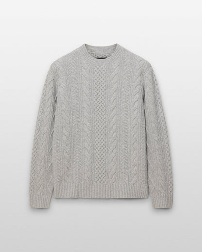 Cable Knit Meridian Crewneck