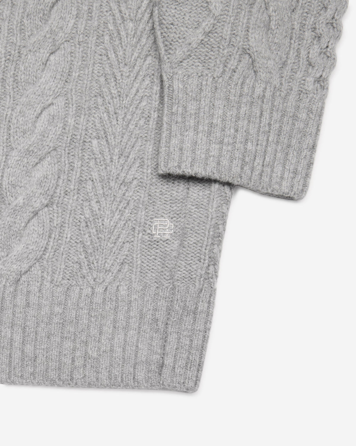 Cable Knit Meridian Crewneck
