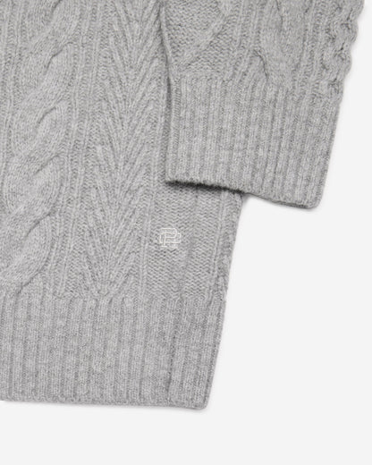 Cable Knit Meridian Crewneck
