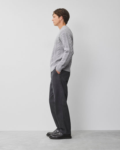 Cable Knit Meridian Crewneck
