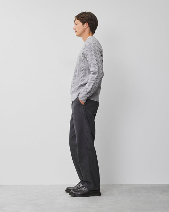 Cable Knit Meridian Crewneck
