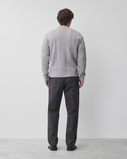 Cable Knit Meridian Crewneck