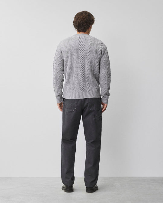 Cable Knit Meridian Crewneck