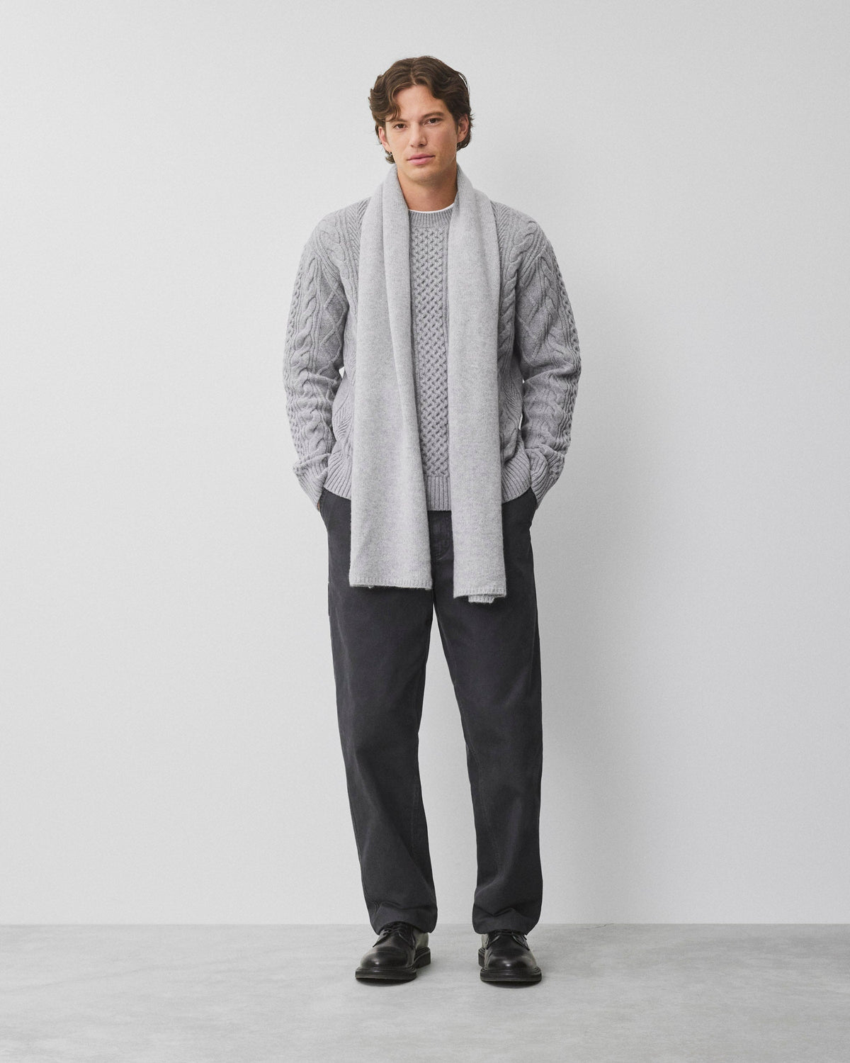 Cable Knit Meridian Crewneck