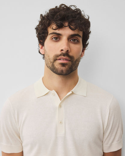 Silk Cashmere Gallery Polo