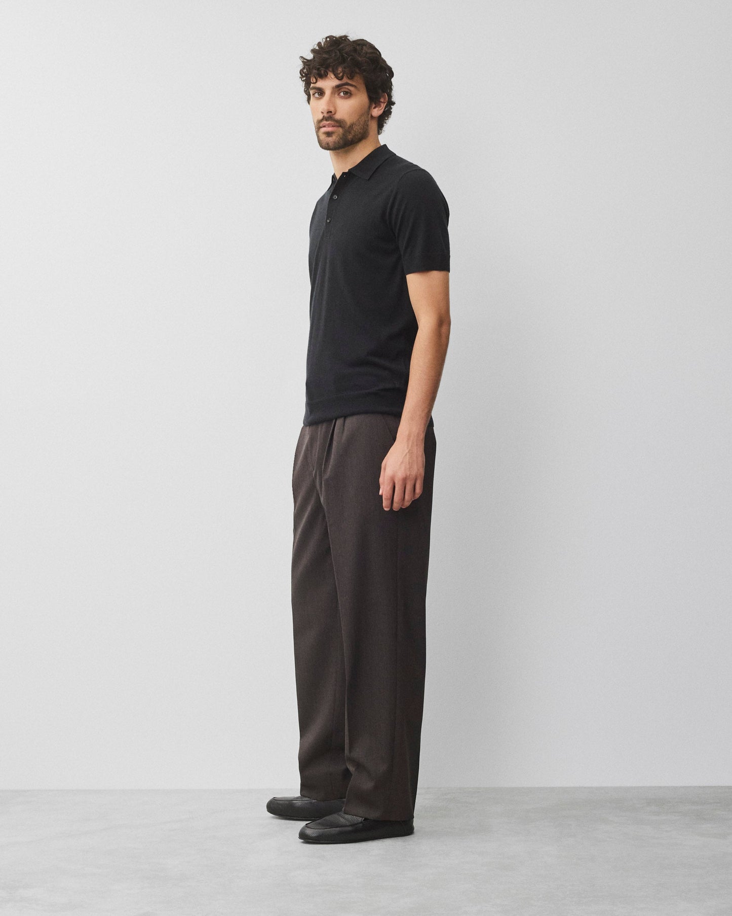 Silk Cashmere Gallery Polo