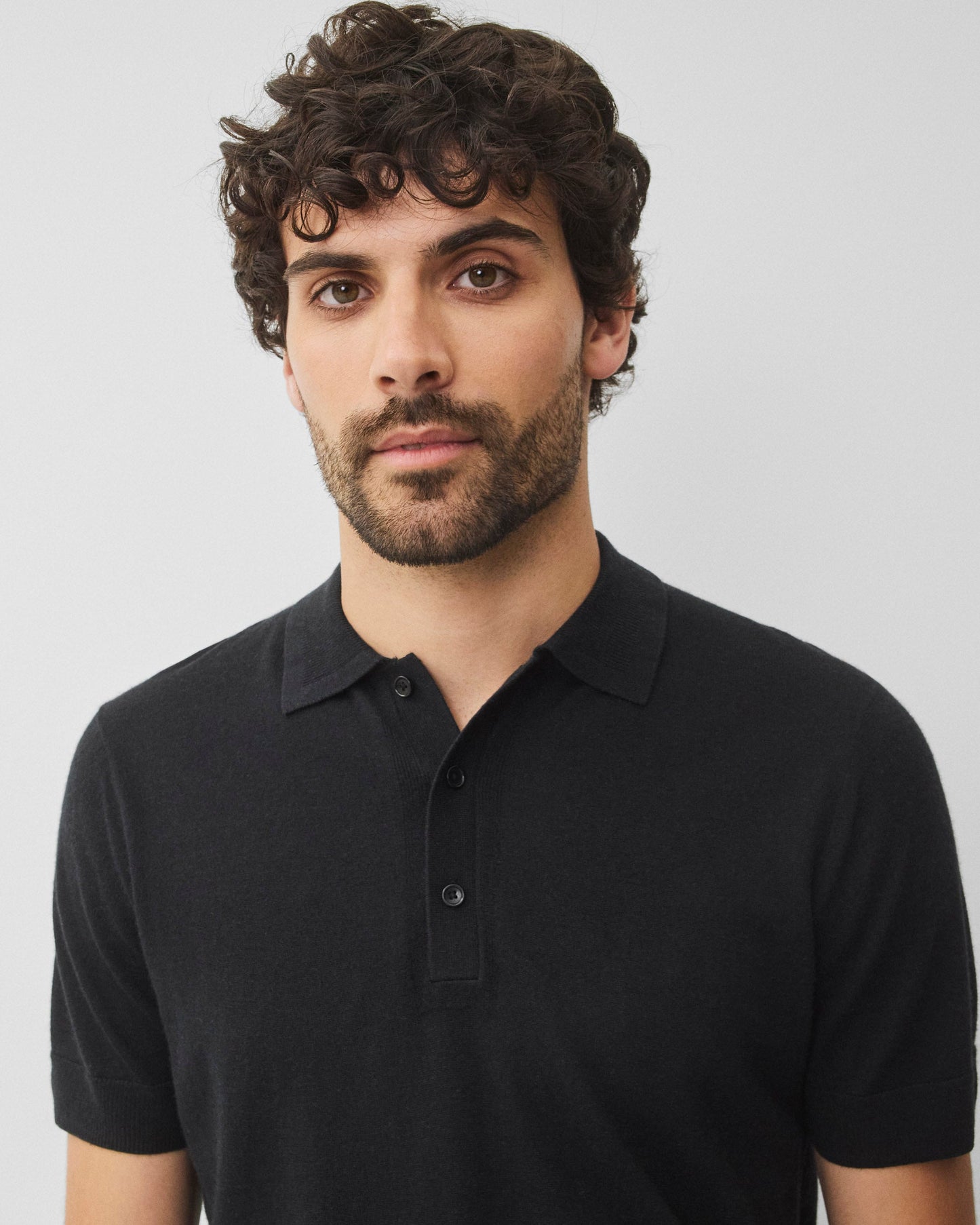 Silk Cashmere Gallery Polo