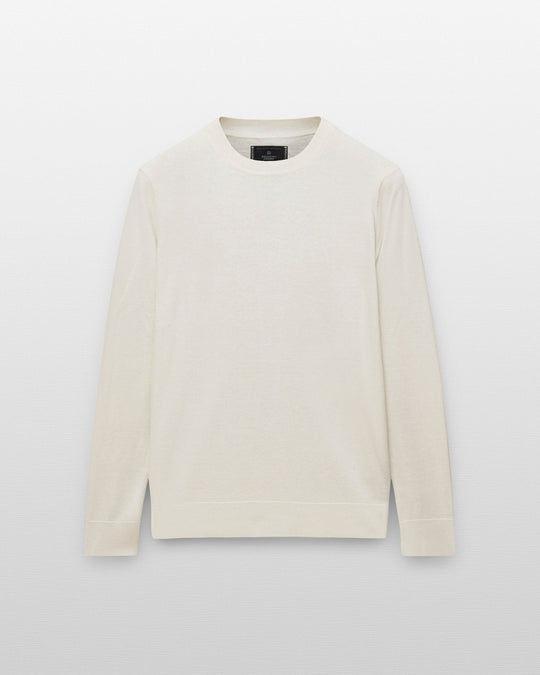 Silk Cashmere Gallery Crewneck