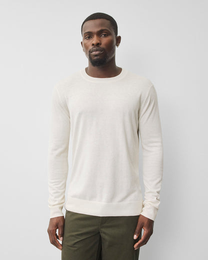 Silk Cashmere Gallery Crewneck