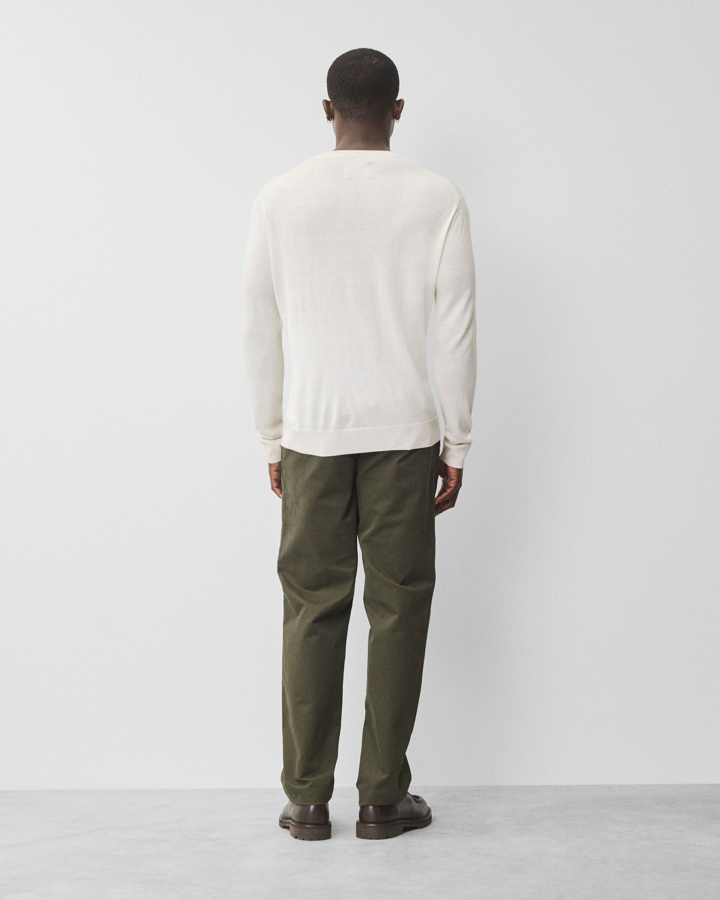 Silk Cashmere Gallery Crewneck