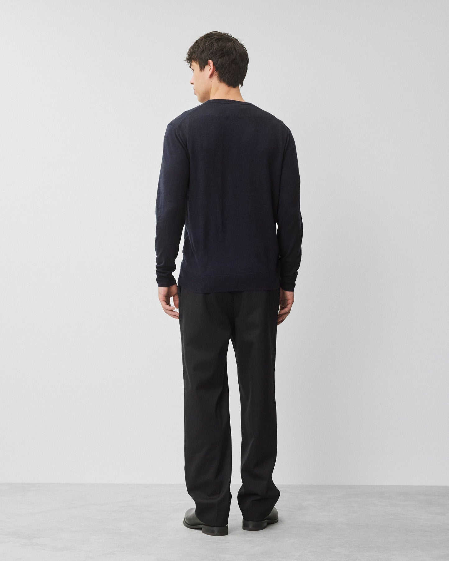 Silk Cashmere Gallery Crewneck