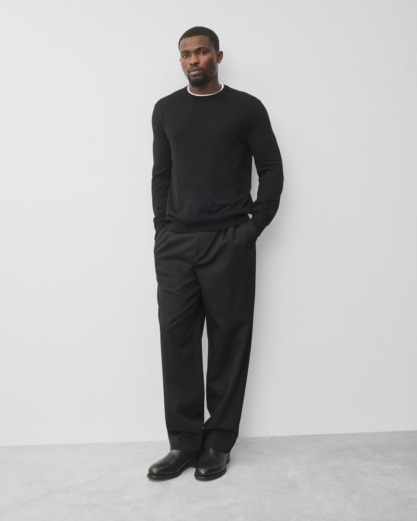 Lightweight Merino Harry Crewneck