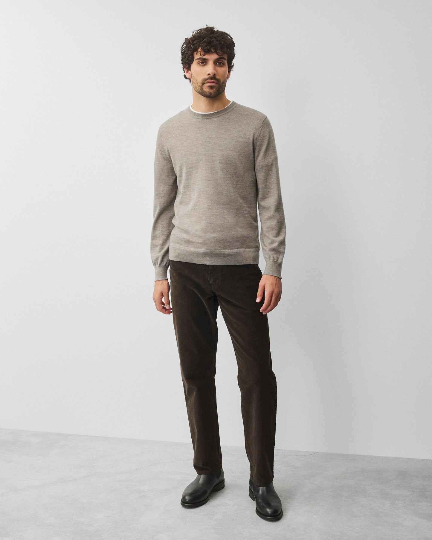 Lightweight Merino Harry Crewneck