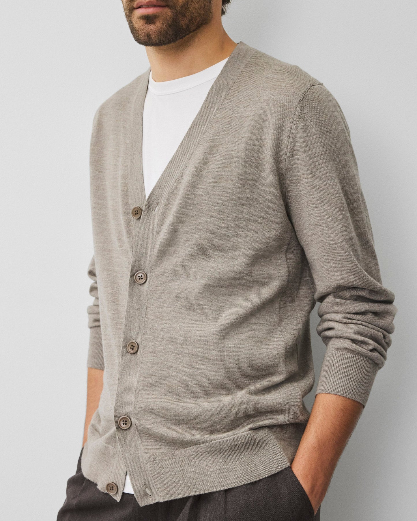 Lightweight Merino Harry Cardigan