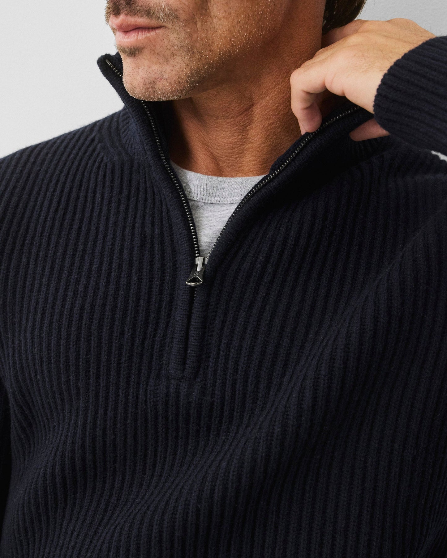 Merino Kenny Quarter Zip