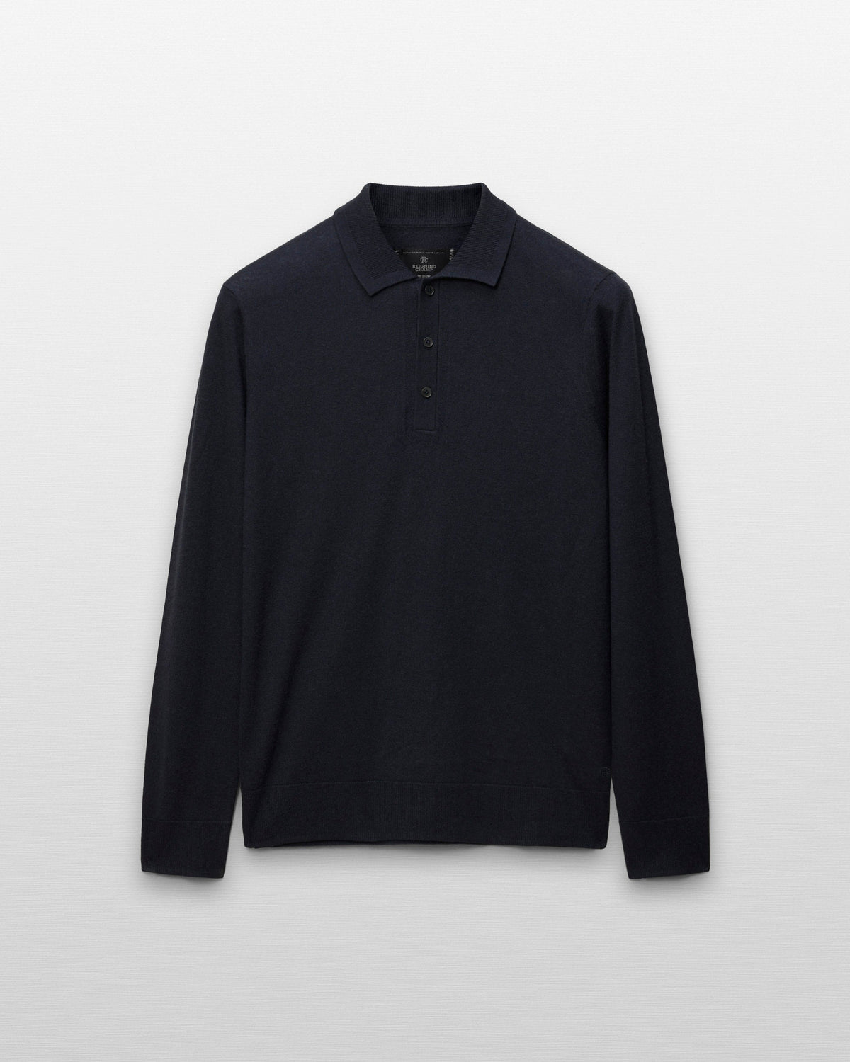 Silk Cashmere Longsleeve Polo