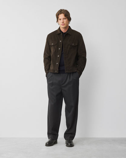 Silk Cashmere Longsleeve Polo
