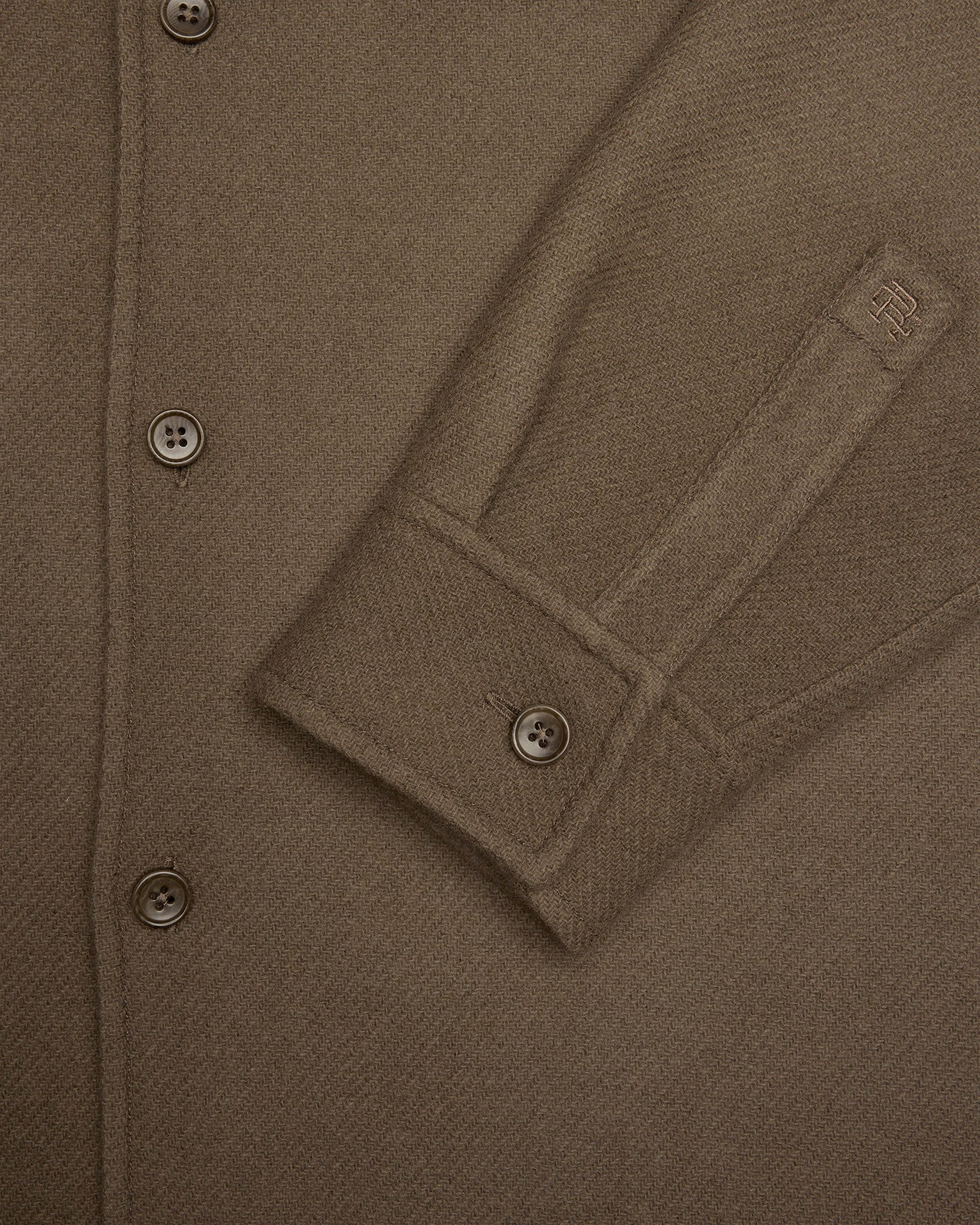 Double Face Wool Concourse Standard Overshirt