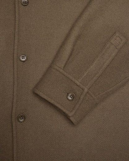 Double Face Wool Concourse Standard Overshirt