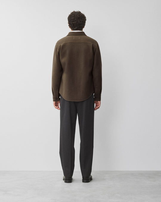 Double Face Wool Concourse Standard Overshirt