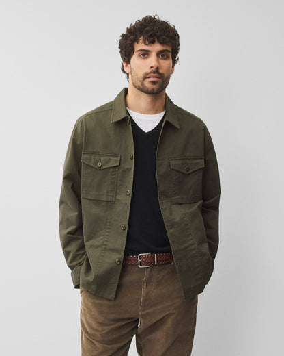 Cotton Chino Keeper Standard Overshirt