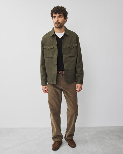 Cotton Chino Keeper Standard Overshirt