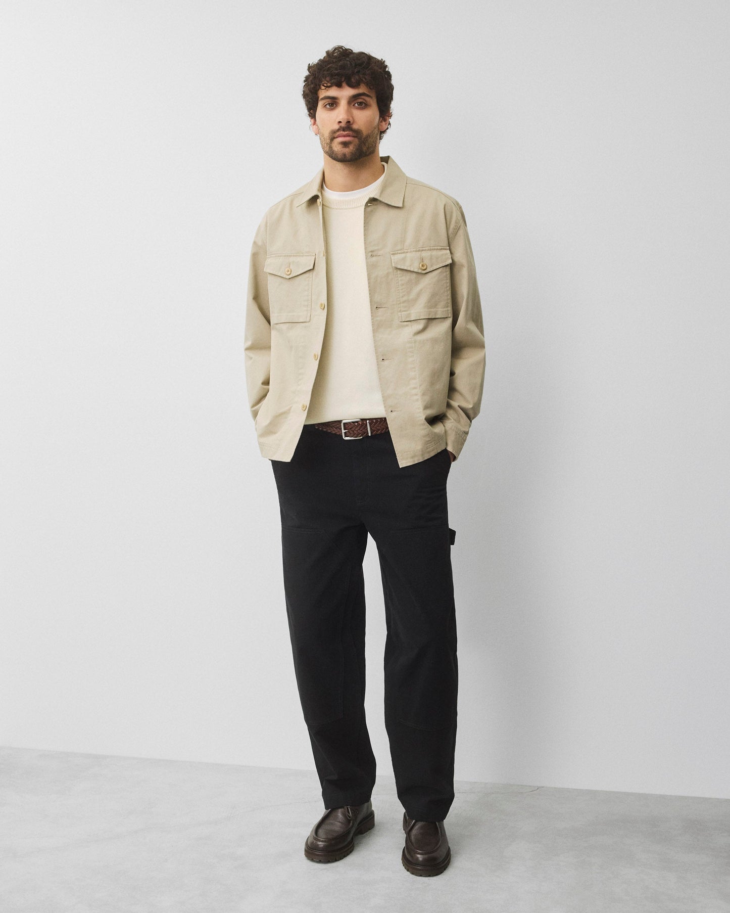 Cotton Chino Keeper Standard Overshirt