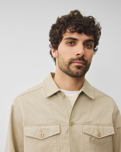 Cotton Chino Keeper Standard Overshirt