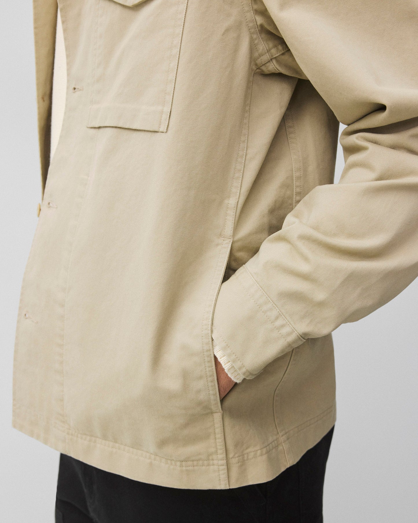 Cotton Chino Keeper Standard Overshirt